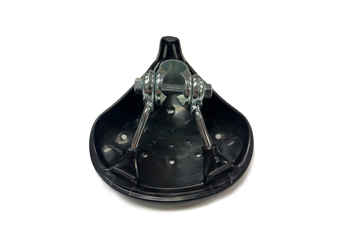 Black Elina Style BMX Seat with Lightning Bolt | Old School BMX